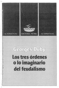 cover of the book Los tres órdenes o lo imaginario del feudalismo