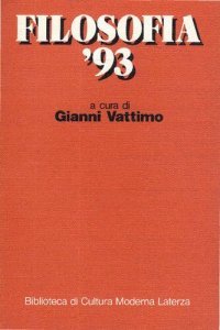 cover of the book Filosofia '93. La filosofia tra pubblicità e segreto