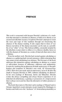 cover of the book Derrida, Literature and War: Absence and the Chance of Meeting