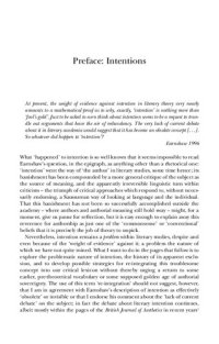 cover of the book Intention and Text: Towards an Intentionality of Literary Form