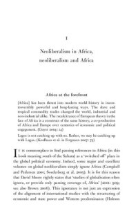 cover of the book Neoliberal Africa: The Impact Of Global Social Engineering