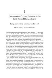 cover of the book Current Problems in the Protection of Human Rights: Perspectives from Germany and the UK