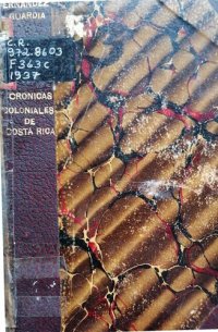 cover of the book Crónicas coloniales de Costa Rica