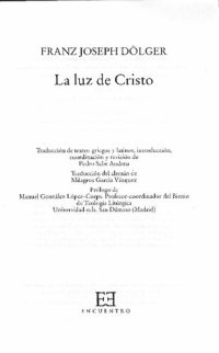 cover of the book La luz de Cristo