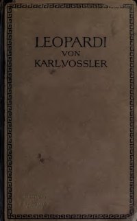 cover of the book Leopardi