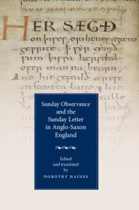 cover of the book Sunday Observance and the Sunday Letter in Anglo-Saxon England