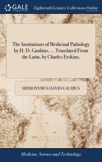 cover of the book The Institutions of Medicinal Pathology