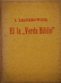 cover of the book El la 'Verda Biblio' kaj Babiladoj kun Horaco Sercer