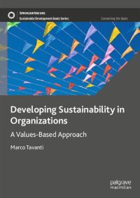 cover of the book Developing Sustainability in Organizations: A Values-Based Approach