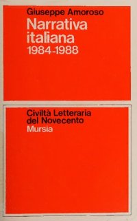 cover of the book Narrativa italiana 1984-1988