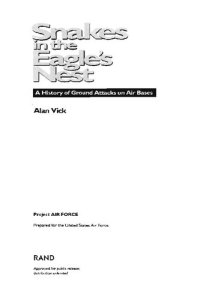 cover of the book Snakes in the eagle's nest: a history of ground attacks on air bases /