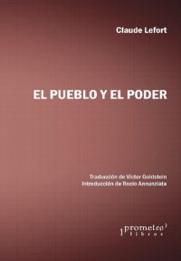 cover of the book El pueblo y el poder