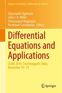 cover of the book Differential Equations and Applications: ICABS 2019, Tiruchirappalli, India, November 19–21