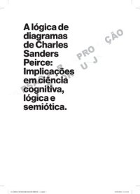 cover of the book A lógica de diagramas de Charles Sanders Peirce: implicações em ciência cognitiva, lógica e semiótica