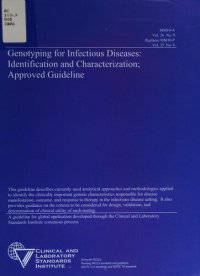 cover of the book Genotyping for infectious diseases : identification and characterization : approved guideline