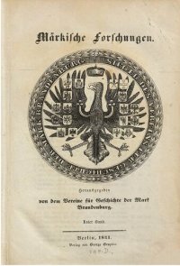 cover of the book Märkische Forschungen