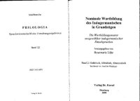 cover of the book Nominale Wortbildung des Indogermanischen in Grundzügen : die Wortbildungsmuster ausgewählter indogermanischer Einzelsprachen