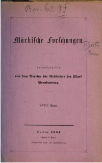 cover of the book Märkische Forschungen