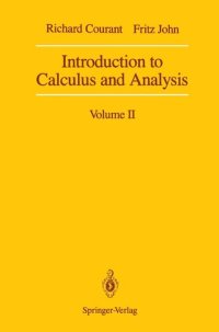 cover of the book Introduction to Calculus and Analysis, Vol. 2 (Classics in Mathematics)