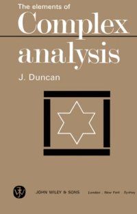 cover of the book The Elements of Complex Analysis,