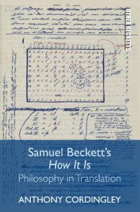 cover of the book Samuel Beckett's How It Is: Philosophy in Translation