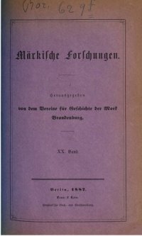 cover of the book Märkische Forschungen