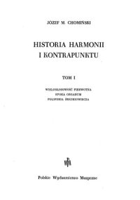 cover of the book Historia harmonii i kontrapunktu