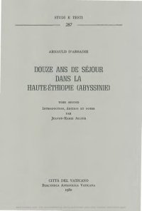 cover of the book Douze ans de séjour dans la haute-Éthiopie (Abyssinie)