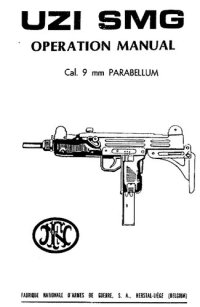 cover of the book The UZI SMG Operation Manual: 9mm Parabellum