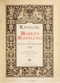 cover of the book Katalog der Marken-Sammlung des Reichs-Postmuseums