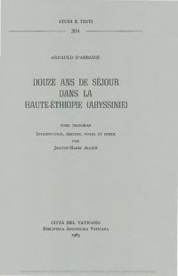 cover of the book Douze ans de séjour dans la haute-Éthiopie (Abyssinie)