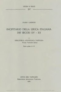 cover of the book Incipitario della lirica italiana dei secoli XV-XX