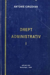 cover of the book Drept administrativ I