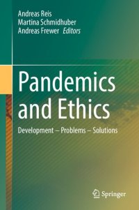 cover of the book Pandemics and Ethics: Development – Problems – Solutions