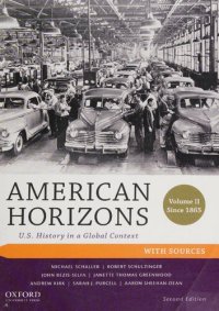 cover of the book American Horizons: Us History in a Global Context, Volume Two: Since 1865