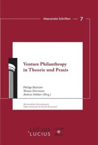 cover of the book Venture Philanthropy in Theorie und Praxis