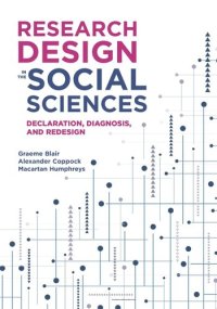 cover of the book Research Design in the Social Sciences: Declaration, Diagnosis, and Redesign