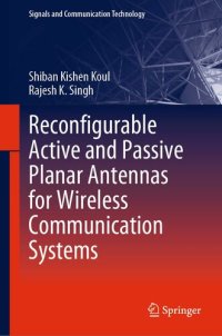 cover of the book Reconfigurable Active and Passive Planar Antennas for Wireless Communication Systems (Signals and Communication Technology)