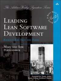 cover of the book Leading Lean Software Development: Results Are Not the Point