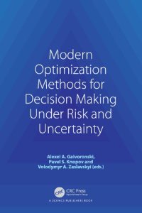 cover of the book Modern Optimization Methods for Decision Making Under Risk and Uncertainty