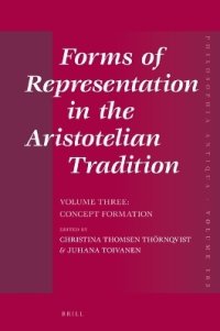 cover of the book Forms of Representation in the Aristotelian Tradition. Volume Three: Concept Formation