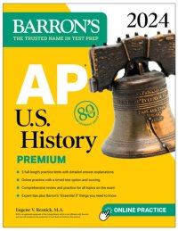 cover of the book AP U.S. History Premium, 2024: 5 Practice Tests + Comprehensive Review + Online Practice