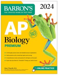 cover of the book AP Biology Premium, 2024: 5 Practice Tests + Comprehensive Review + Online Practice