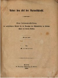 cover of the book Über den Ort der Varusschlacht