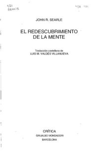 cover of the book El redescubrimiento de la mente