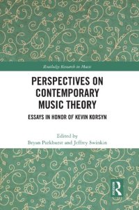 cover of the book Perspectives on Contemporary Music Theory: Essays in Honor of Kevin Korsyn