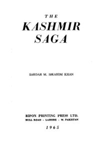 cover of the book The Kashmir Saga