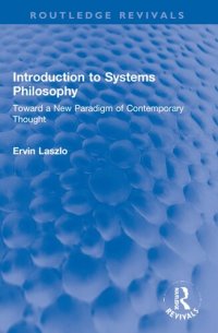 cover of the book Introduction to Systems Philosophy