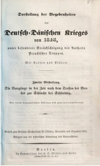 cover of the book Die Vorgänge in der Zeit nach dem Treffen bei Bau bis zur Schlacht bei Schleswig