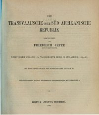 cover of the book Die Transvaalsche oder Südafrikanische Republik